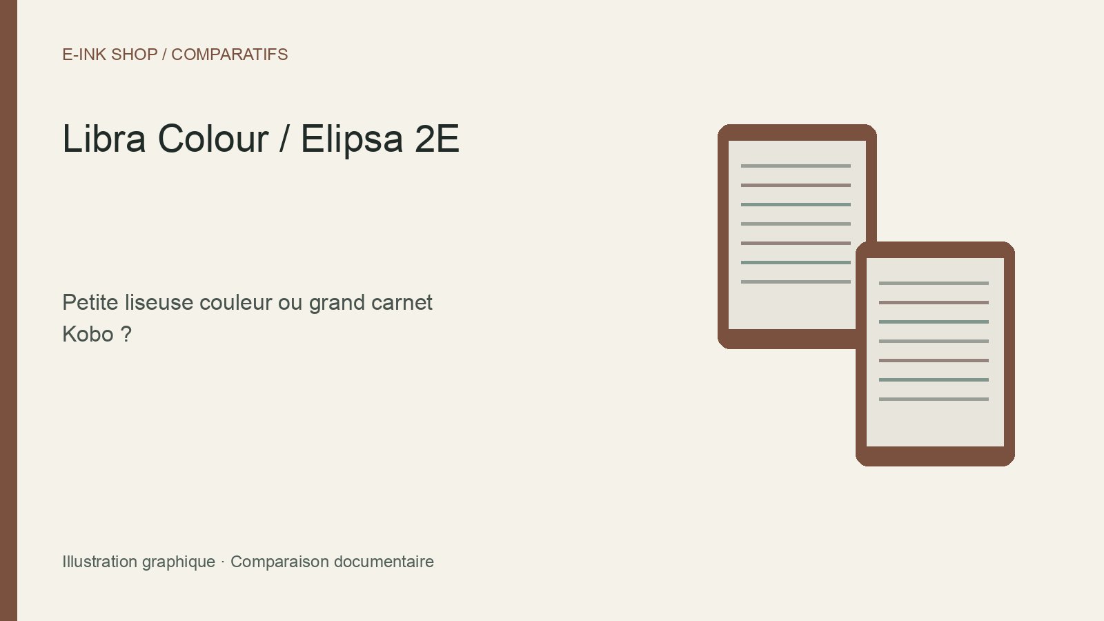 Illustration graphique originale : Libra Colour / Elipsa 2E